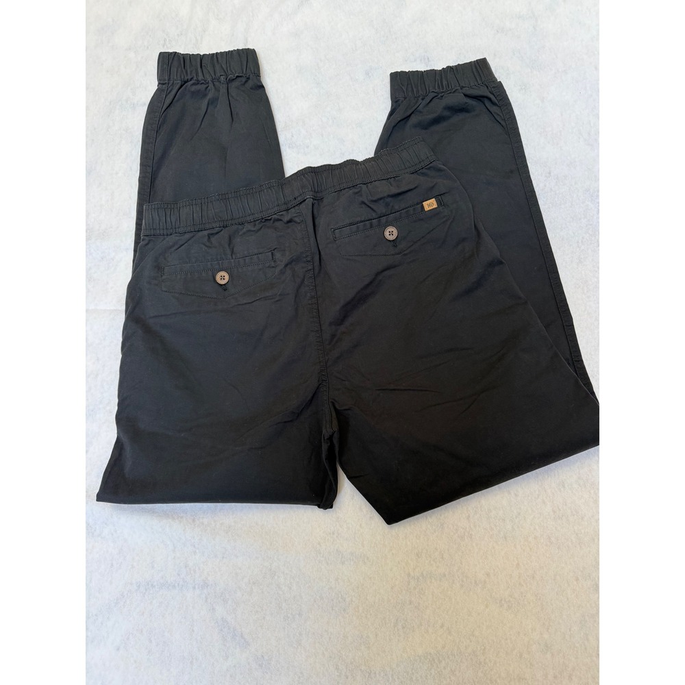 Tentree Joggers Mens Medium twill Classic Meteorite Black Organic Cotton NWOT